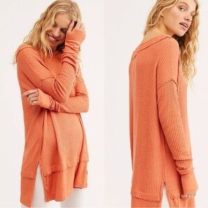 Free People North Shore Tunic
Cozy Orange Waffle Knit